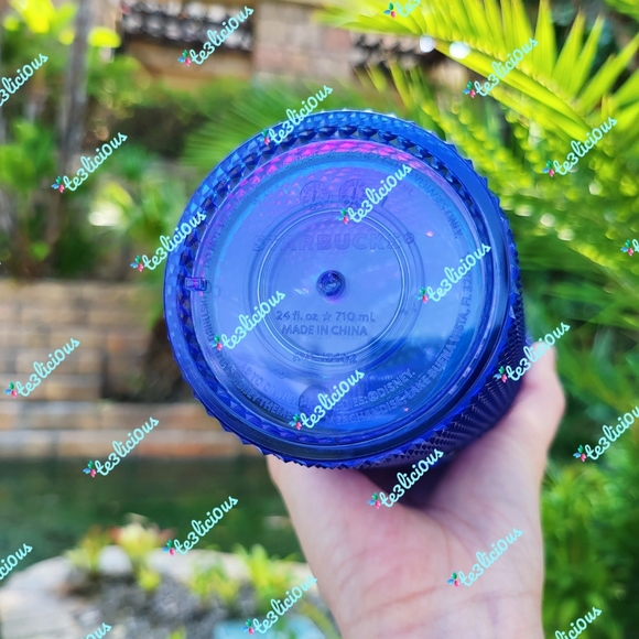 DISNEYLAND STARBUCKS IRIDESCENT PURPLE STUDDED TUMBLER - Picture 8 of 8